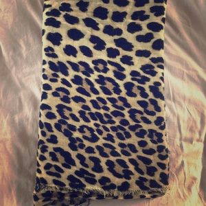 Zara Leopard Print Oversized Blanket Scarf